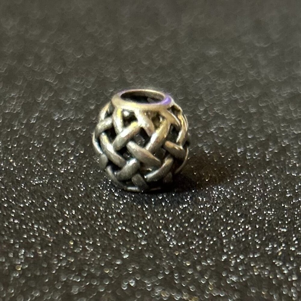 Pandora: Forever Entwined Open Work Bead Silver Wave